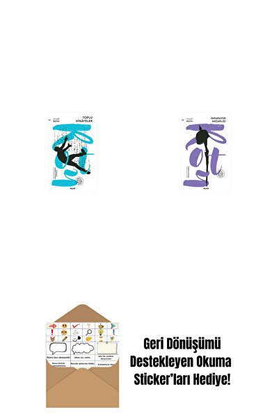 Alfa Yayınları Toplu Hikayeler + İmparator Mezarlığı + Okuma Sticker'ları