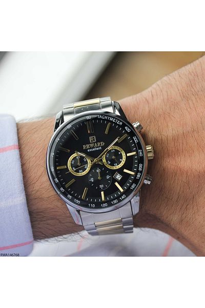 Reward Rwa146768 Men's Wrist Watch with Steel Band
