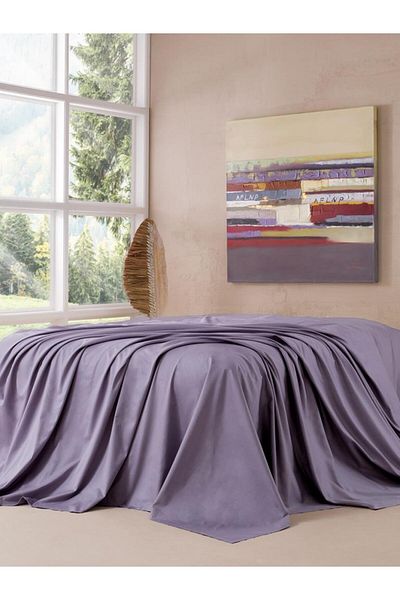 Karna Home Double Classic Cotton Satin Sheet