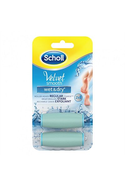 Scholl Refills for Scholl Velvet Smooth Wet & Dry Rechargeable Electronic File, 2 pieces