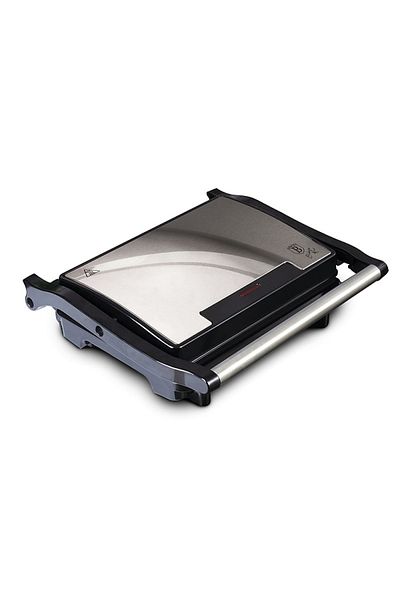 Berlinger Haus Contact grill with non-stick surface 1500 W Black Silver Collection