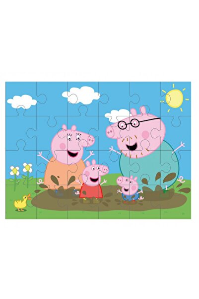Peppa Pig Puzzle Peppa Pig Family Play, 24 pieces, 30.5 x 22.5 cm, Multicolor