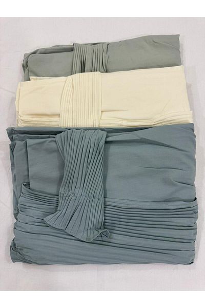 Gerenic Cold cotton prayer shawl, open to wear, set of 3 pieces in different colors