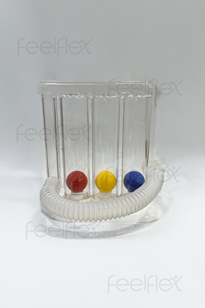 Feelflex Triflo Nefes Egzersiz Cihazı, Nefes Egzersizi, Solunum Cihazı, Nefes...