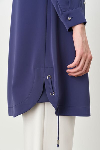 Nihan Eyelet Detailed Tunic Indigo