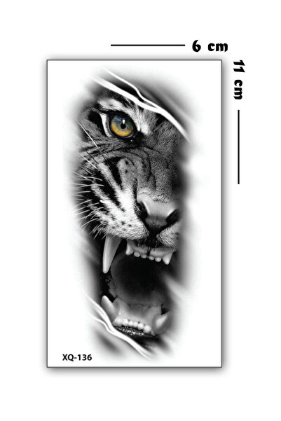 Jet Online Kaplan Yüzü Geçici Dövme