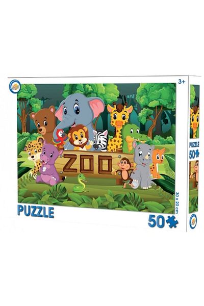 OEM Puzzle Zoo +3 years, 50 Pieces, 40 x 29 cm