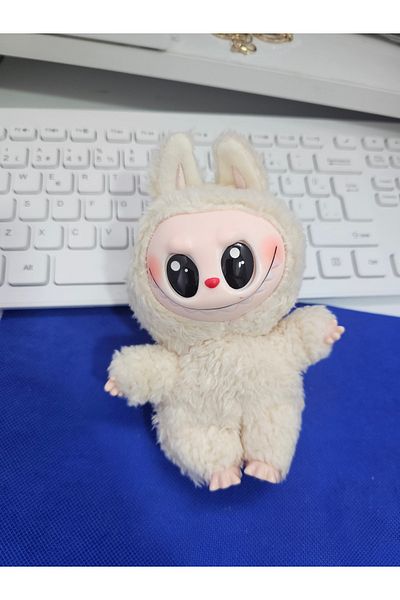 Meyra Accessories Labubu Plush Keychain Bag Ornament Cute Plush Toy 17cm