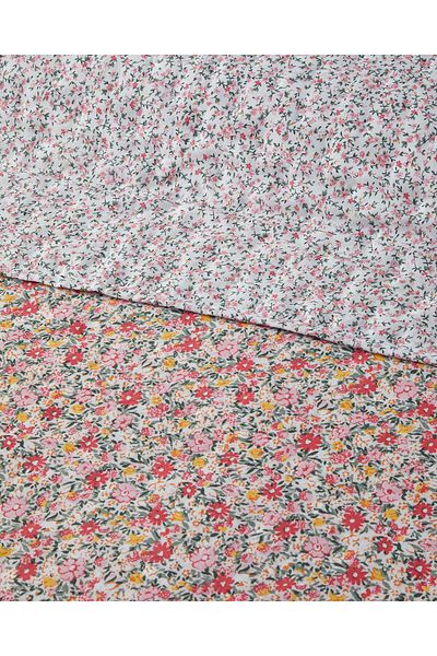 English Home Flowers Melody Double Sided Double Purpose Blanket Pink