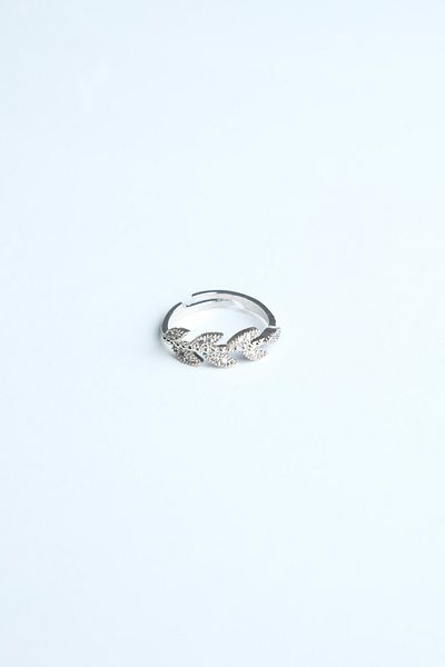 Jack Ferrero Zircon Stone Women's Ring (Adjustable)