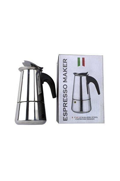 AzHome Cafetieră manuală pentru aragaz, oțel inoxidabil, 300 ml, 6 cești