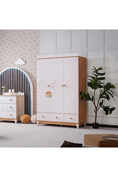 AYDINEV ALVİN 3 KAPILI DOLAP - MEŞE