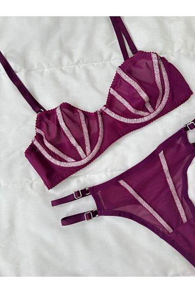 Feruzdesign Glitter Cherry Lori Bralet Set