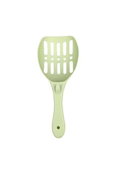 OEM Practical plastic scoop for cat litter box, green