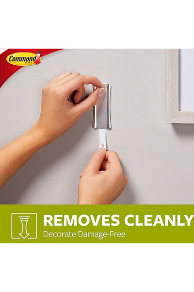 COMMAND 3-Piece Damage-Free Durable Universal Picture Hanger Silver Large