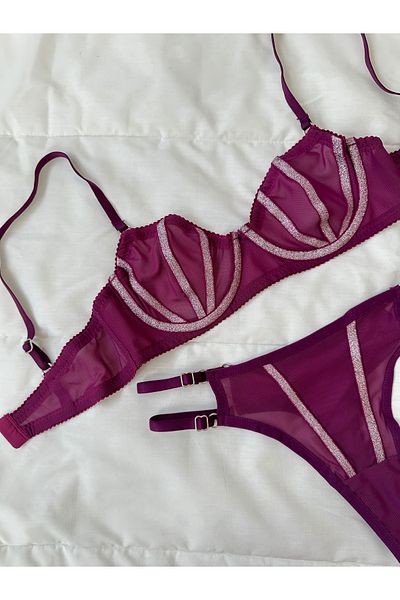 Feruzdesign Glitter Cherry Lori Bralet Set