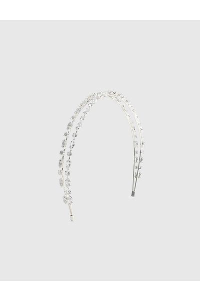 İLVİ Horae Silver Color Women's Crown