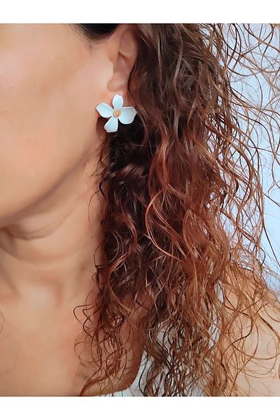 To Be Reborn New Season Colorful Flower Earrings