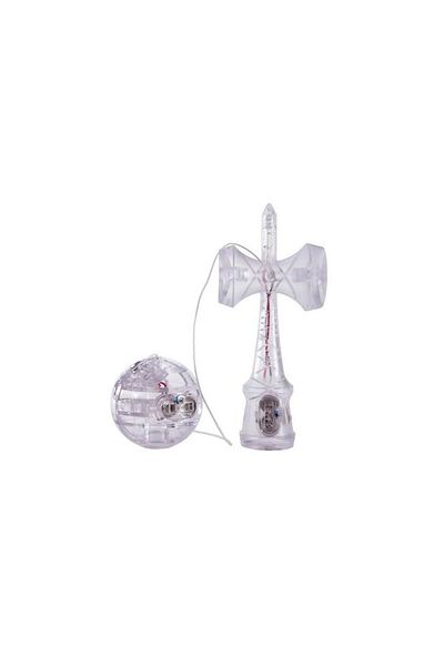 CATCHY Kendama Catchy cu lumini, alb transparent