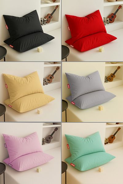 İQON Pillow Case 12 Pieces |   Black |   Red |   Yellow |   Gray |   Pink |   Mint |