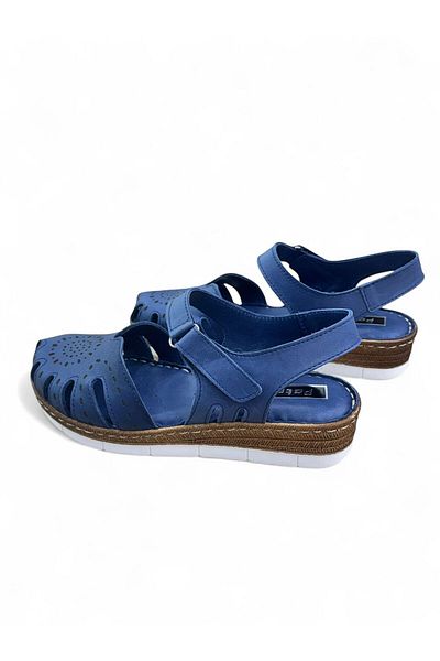 PATRON SHOES Women's Genuine Leather Closed-Front Orthopedic Sandals