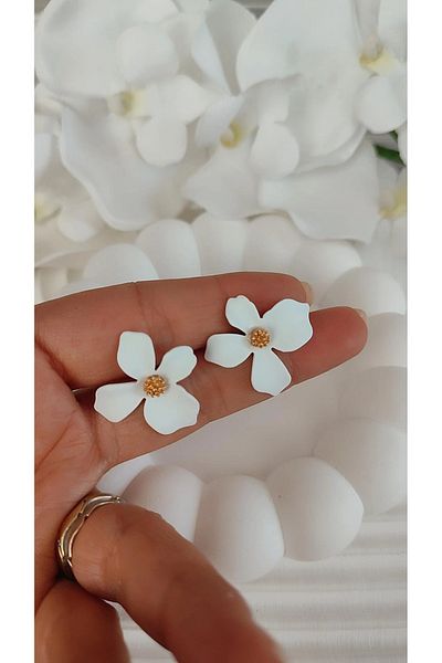 To Be Reborn New Season Colorful Flower Earrings