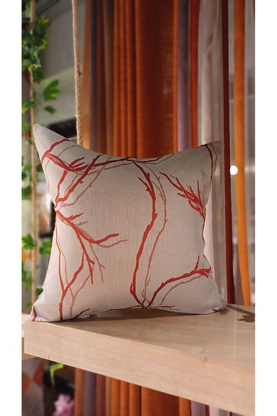 NEEA HOME Jacquard Woven Decorative Pillow Case - 45X45 cm |   Boutique Production – Hidden Zipper – Oeko-Tex