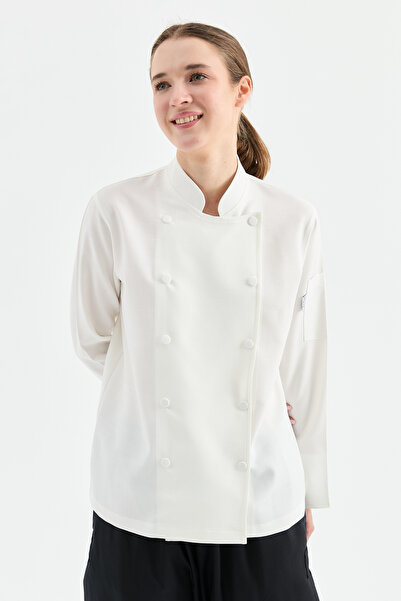 MyChef 2001 Дамски костюм с двойни копчета за готвачи