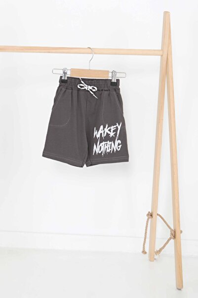 TOFİSA Σορτς με στάμπα Anthracite για αγόρια - 27338