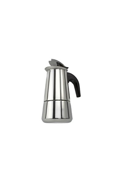 AzHome Cafetieră manuală pentru aragaz, oțel inoxidabil, 200 ml, 4 cești