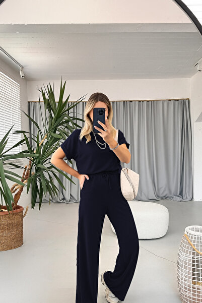 YAKAMEL طقم نسائي صيفي ذو أكمام إسبانية