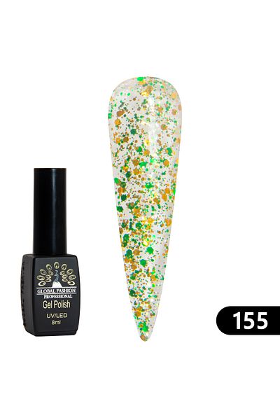 global fashion Vopsea semipermanentă BLACK ELITE, Global Fashion 8 ml, 155 ml