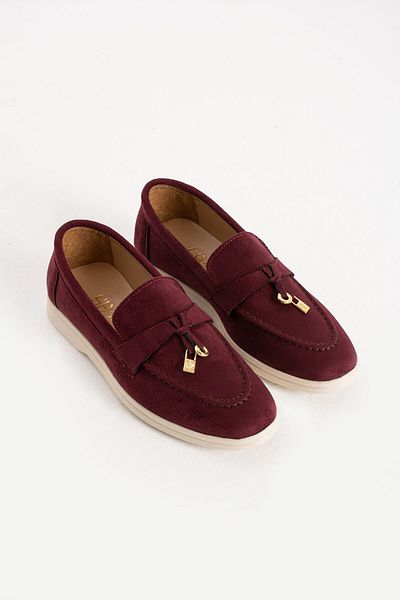 ŞAHİKA Daily Wear Women Loafer Suet Shoes