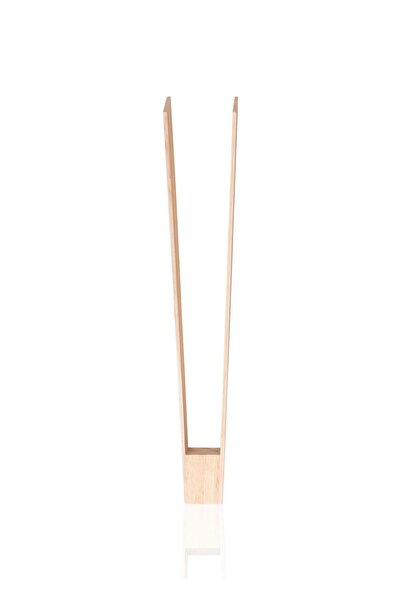The Mia Natura Wooden Serving Tongs 30X4 cm