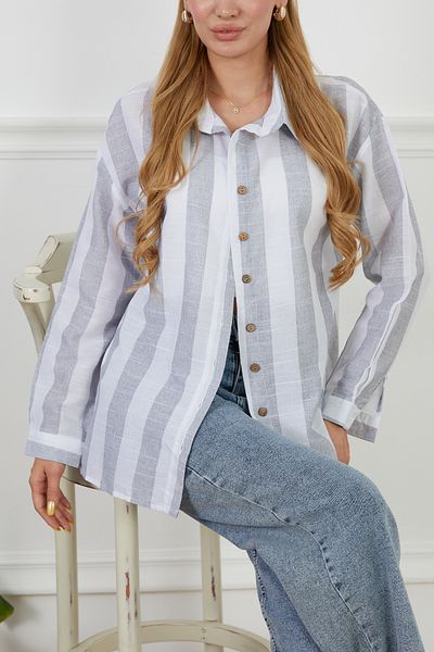 DPARİS Striped Casual Long Sleeve Shirt