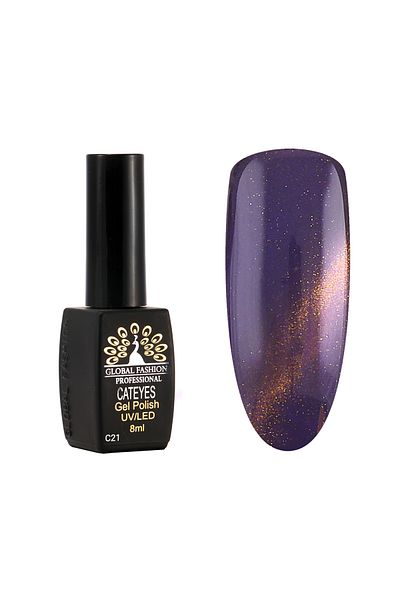 global fashion Oja semipermanenta Cat Eyes 8 ml, 21