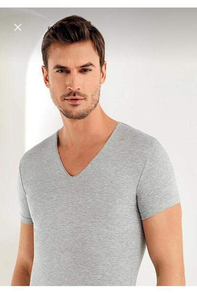Şahinler *****Shahinler'6 Pack Men's Colorful Lycra Deep V Neck Undershirt Undershirt