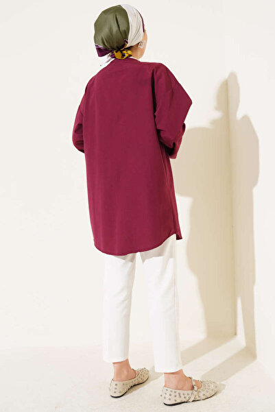 VOLT CLOTHİNG Dvojité šněrovací kimono z popelínu