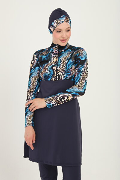 TRENDT MODA FUL RİKLALI ELBİSE TAYİT BONE BÜSTÜYER DÖRTLÜ TAKIM