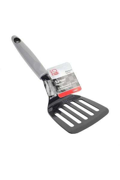 Chef Craft Nylon Handle Easy to Use Elegant Design Short Turner Black and Grey 11inch