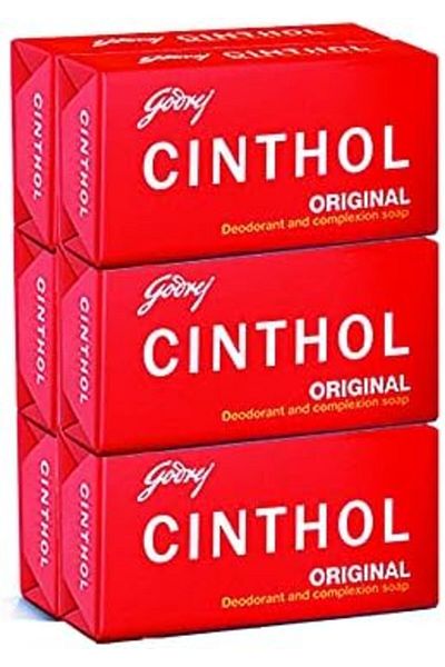 Godrej Cinthol Original Complexion Bath Soap - 99.9% Germ Protection, 100 g, Pack of 6