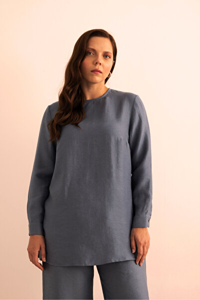 Aker Μπλούζα από λινό ίντινγκο