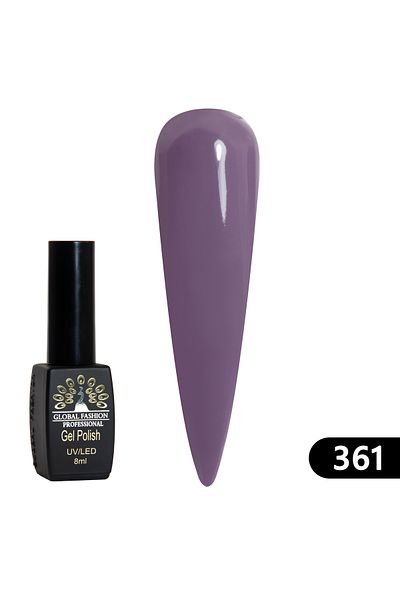 global fashion Oja semipermanenta Black Elite, Global Fashion 8 ml, 361