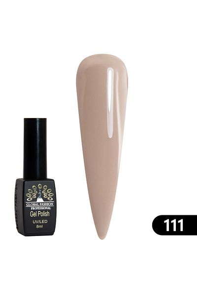 global fashion Oja semipermanenta BLACK ELITE, Global Fashion 8 ml, 111
