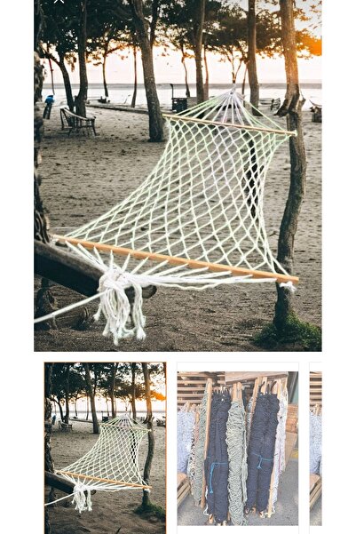 LeesHome Salıncak Hamak Çift Katlı 1.kalite Çift Kişilik %100 Pamuk Hamak