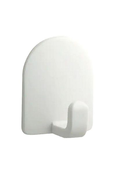 Interdesign 4-Piece Self Adhesive Hook Set White
