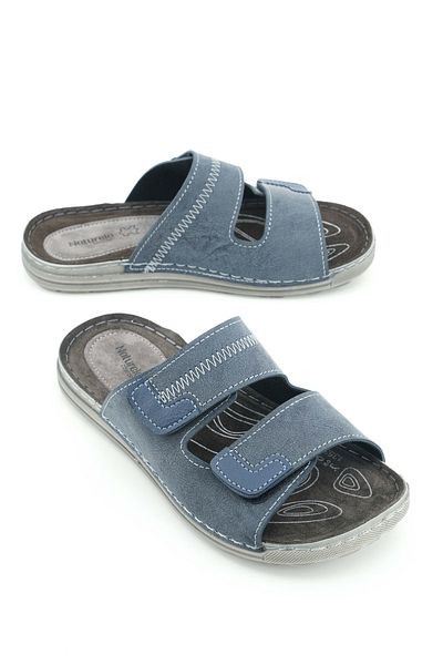 GEZER Naturela Comfort Men's Summer Insole Genuine Leather Double Velcro Adjustable Comfortable Sole Daily