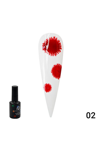 global fashion Oja semipermanentă Flowers Ball 10ml, 02