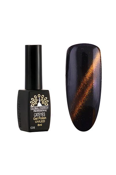 global fashion Oja semipermanenta Cat Eyes 8 ml, 35