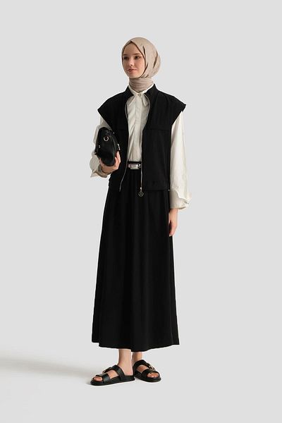 Armine Vest Suit 25Yt613 Black